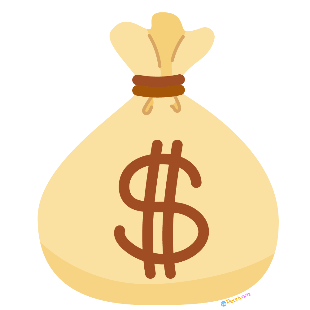 FREE Money Bag Clipart (Royalty-free) | Pearly Arts - Clip Art Library