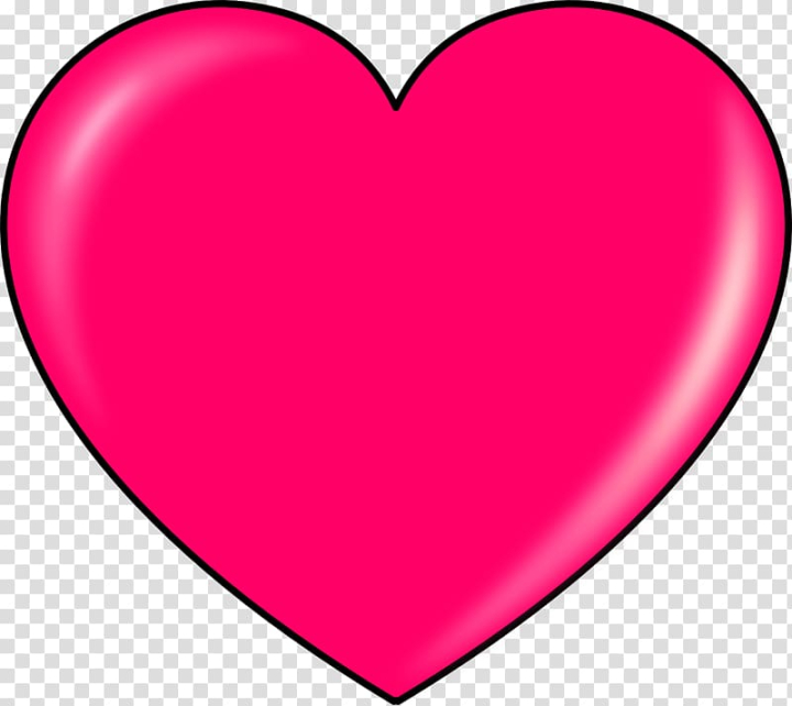 Free: Pink heart illustration, Pink Heart transparent background ...