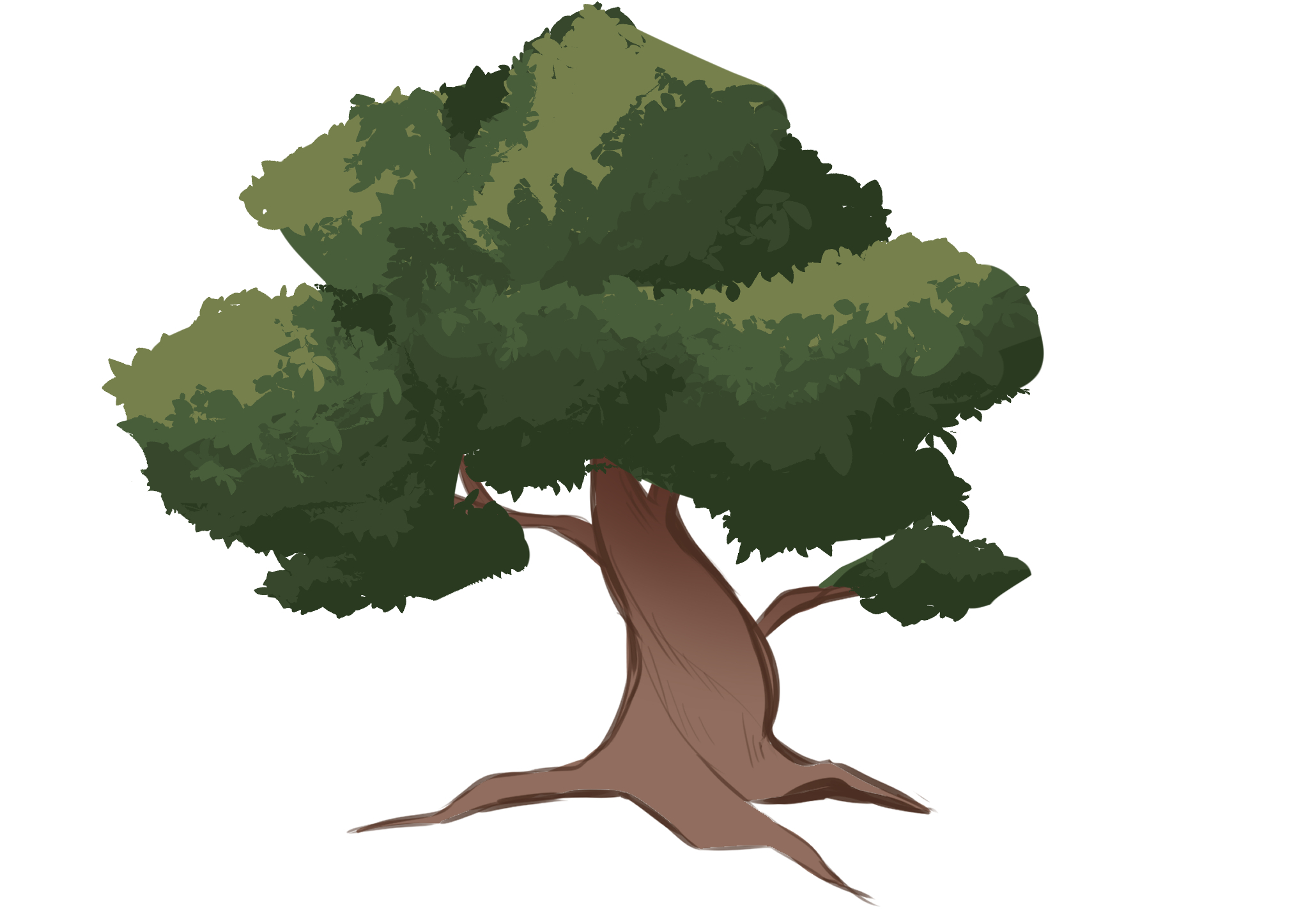 Trees clip art Royalty Free Vector Image - VectorStock - Clip Art Library