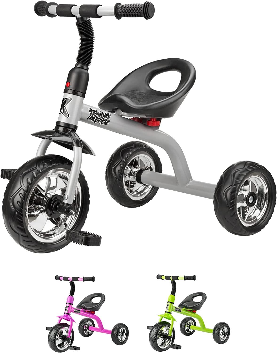 Xootz Tricycle Kids Trike Pedal Tricycle- Silver – Gadgetize - Clip Art ...