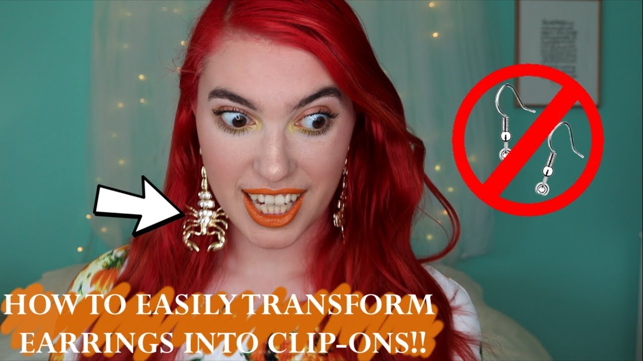 How to Transform Earrings into Clip-Ons!! - Clip Art Library