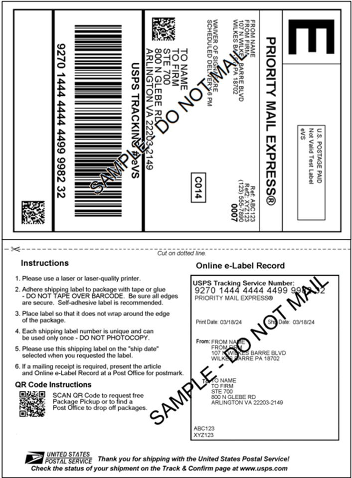 Free Clip Usps Shipping Label Template, Download Free Clip Usps 