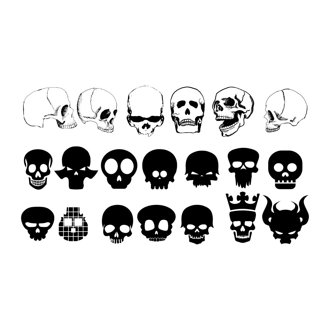 Free clip vector skull, Download Free clip vector skull png images ...