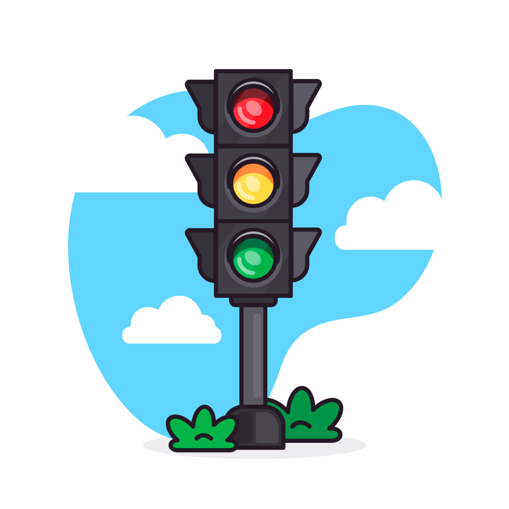 stoplight clipart