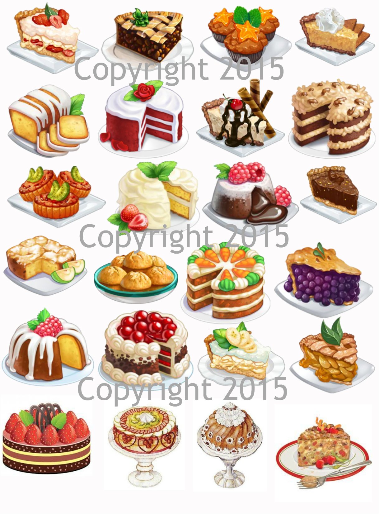 Free clip vintage cakes, Download Free clip vintage cakes png images ...