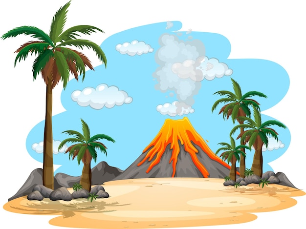 Volcano clip art Vectors & Illustrations for Free Download | Freepik ...