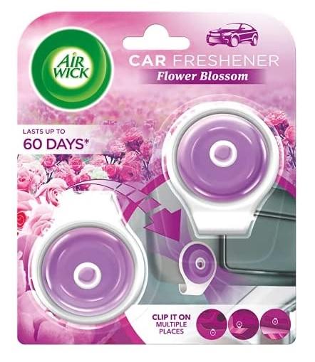 Air Wick Clip On Car Air Freshener Water Blossom 9g x2 Pack - Clip Art ...