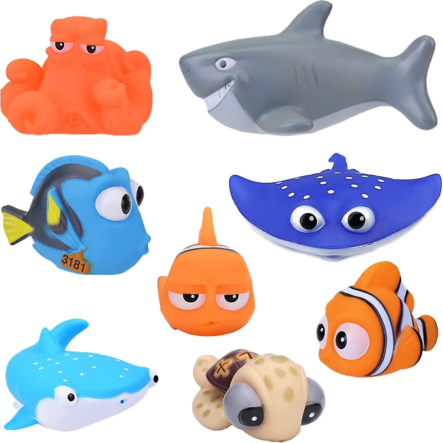 Th Floating Bath Toys, Finding Dory Nemo Bath Squirt Toys Set ...