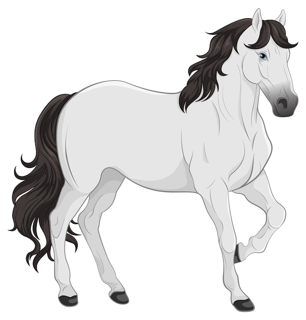 Free clip white horse, Download Free clip white horse png images, Free ...