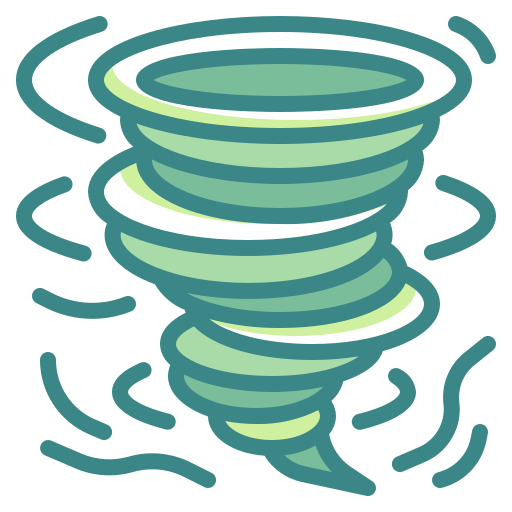 Windstorm Wanicon Two Tone icon - Clip Art Library