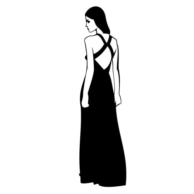 Free clip woman in dress, Download Free clip woman in dress png images ...