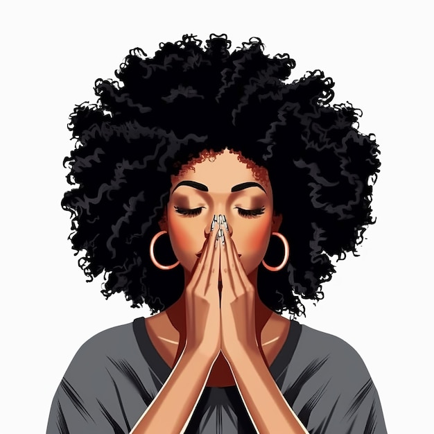 Free Vectors | praying woman - Clip Art Library