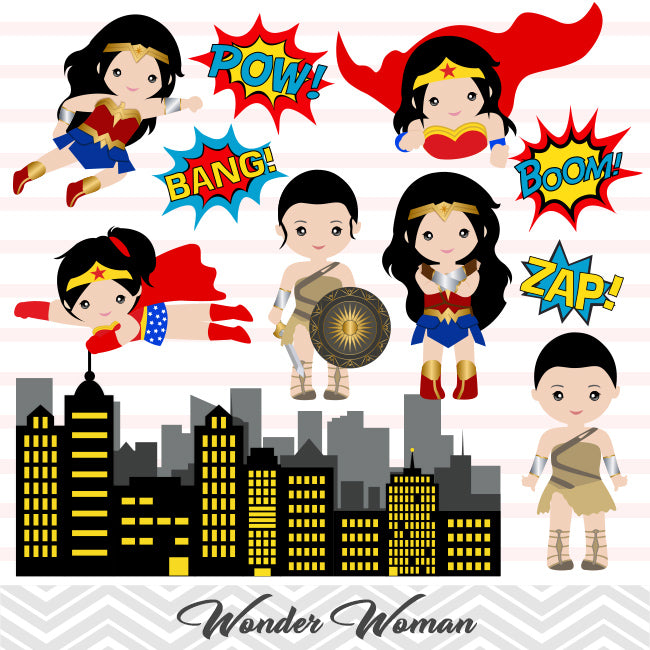 Free clip wonder woman cartoon, Download Free clip wonder woman cartoon ...