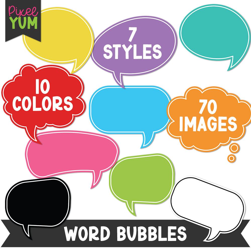 Free clip word bubbles, Download Free clip word bubbles png images ...