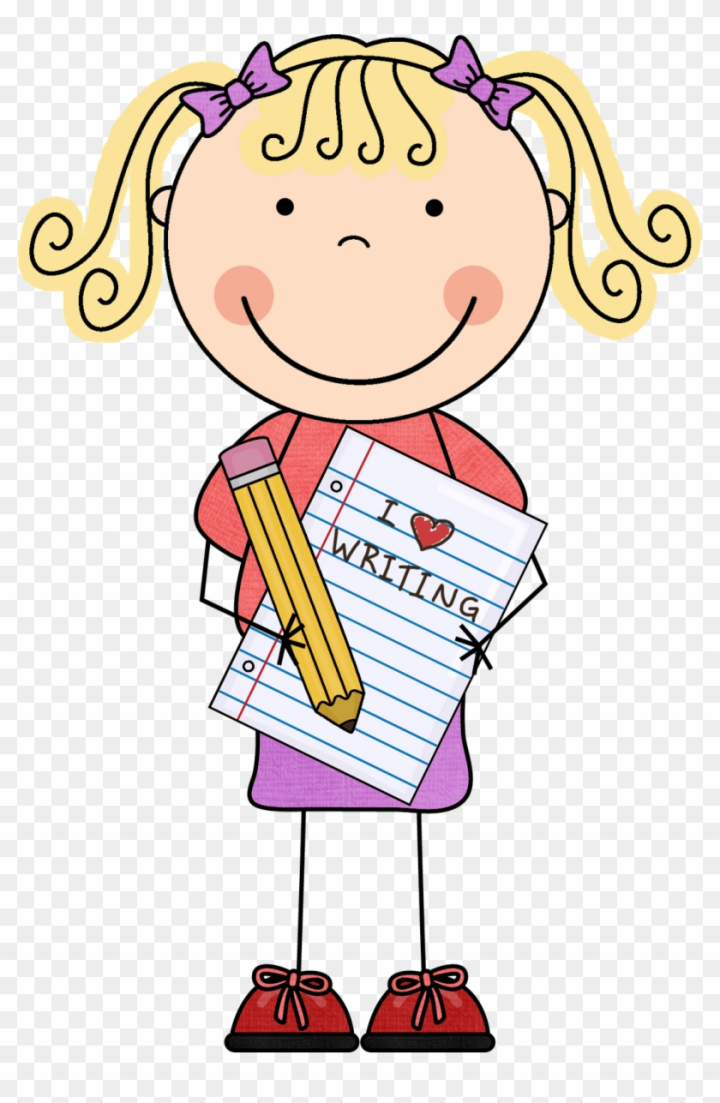 Kids Writing Clip Art by Clip Art Corral | TPT - Clip Art Library