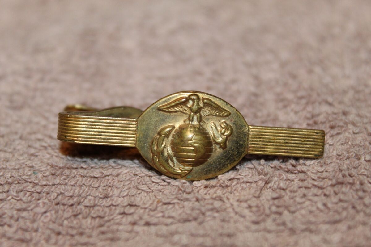 Original Wwii Usmc Tie Clip 