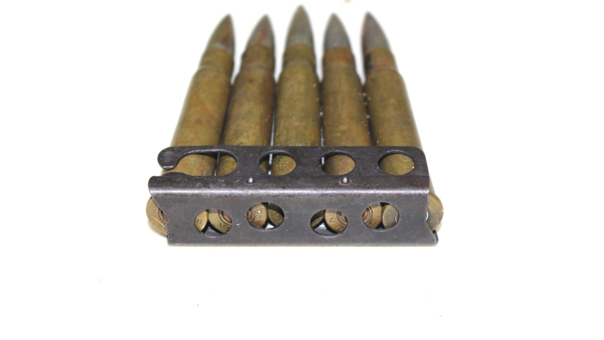 2 X Ww2 British 55 Boys Anti Tank Rifle Clips With Rounds 10 Rounds Clip Art Library 8087