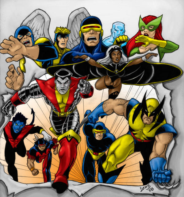 Giant Size X-Men COLORED by artoflucas on DeviantArt - Clip Art Library