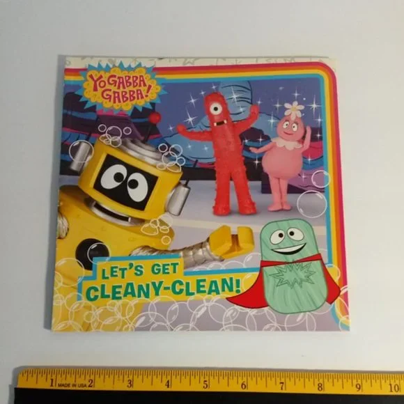 Yo Gabba Gabba Lets get cleany clean book - Clip Art Library