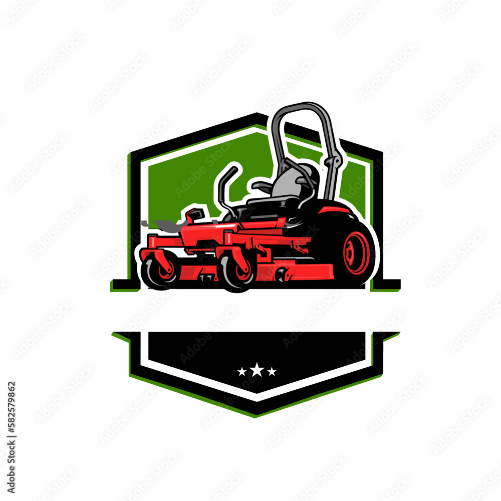 Clipart of a Cartoon Goat on a Zero Turn Lawn Mower - Royalty Free ...