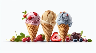 collection of 4 hayper realistic isolated clip art images, evenly spaced, luxurious ice cream generously adorned with an abundance of fruit toppings, many kind of fruits decoration on a white background, elements for sweets, in the style of realistic watercolor paintings, natural color schemes Concept Art , anodized shadows, hyperdetailed, realistic, cinematic lighting, intricate details , 8k, octane render, high detail,hyper quality,high resolution, elaborate, sketchfab photo-realistic, ultra s