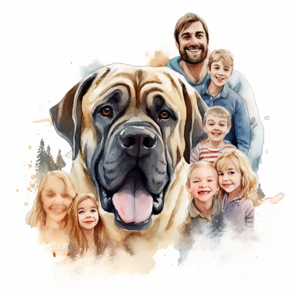 mastiff dog cliparts