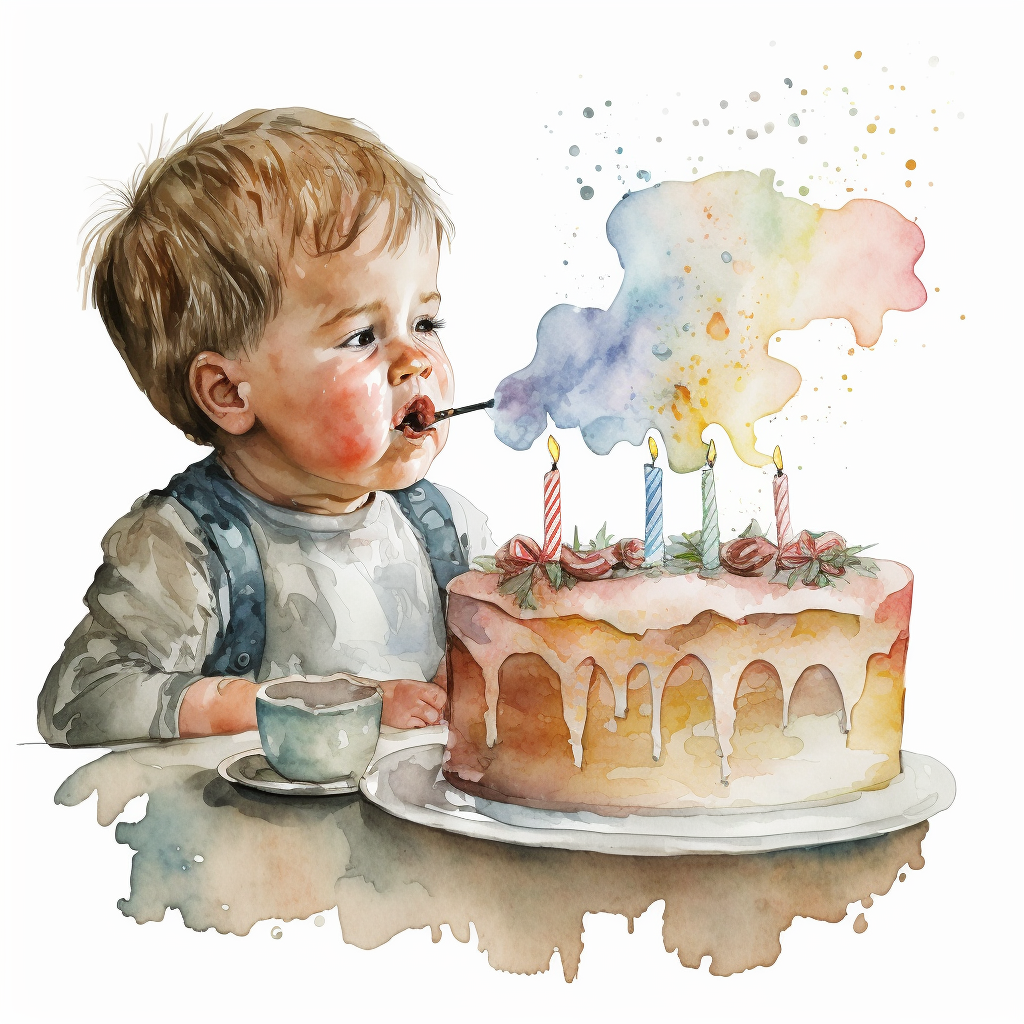 first birthday clipart