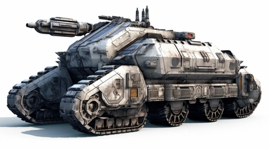 isolated images, illustrations on a white background, futuristic heavy armored vehicle , serene, dark fantasy ,Clipart, cartoon, realistic, isolated, full building, highly detailed, hdr, 32K, photo expert quality,game asset , hyperrealistic and highly detailed, isolated on a white background