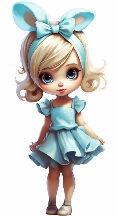 cartoon images vector free cliparts, cute alice little baby girl, illustration disney style, dark turquoise and light white, detailed costumes, blink-and-you-miss-it detail, aurorapunk, white background, light brown and light blue