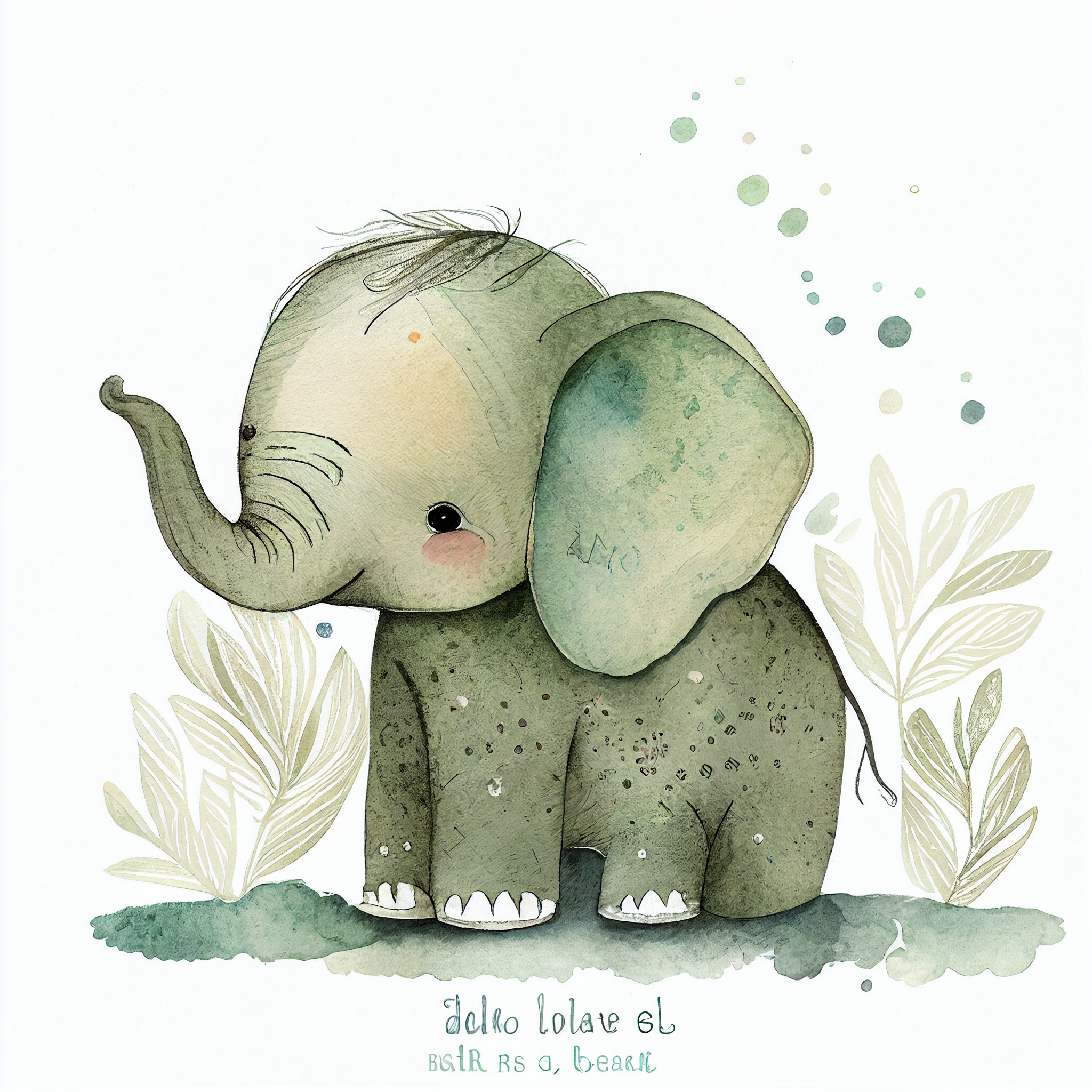 green elephant cliparts