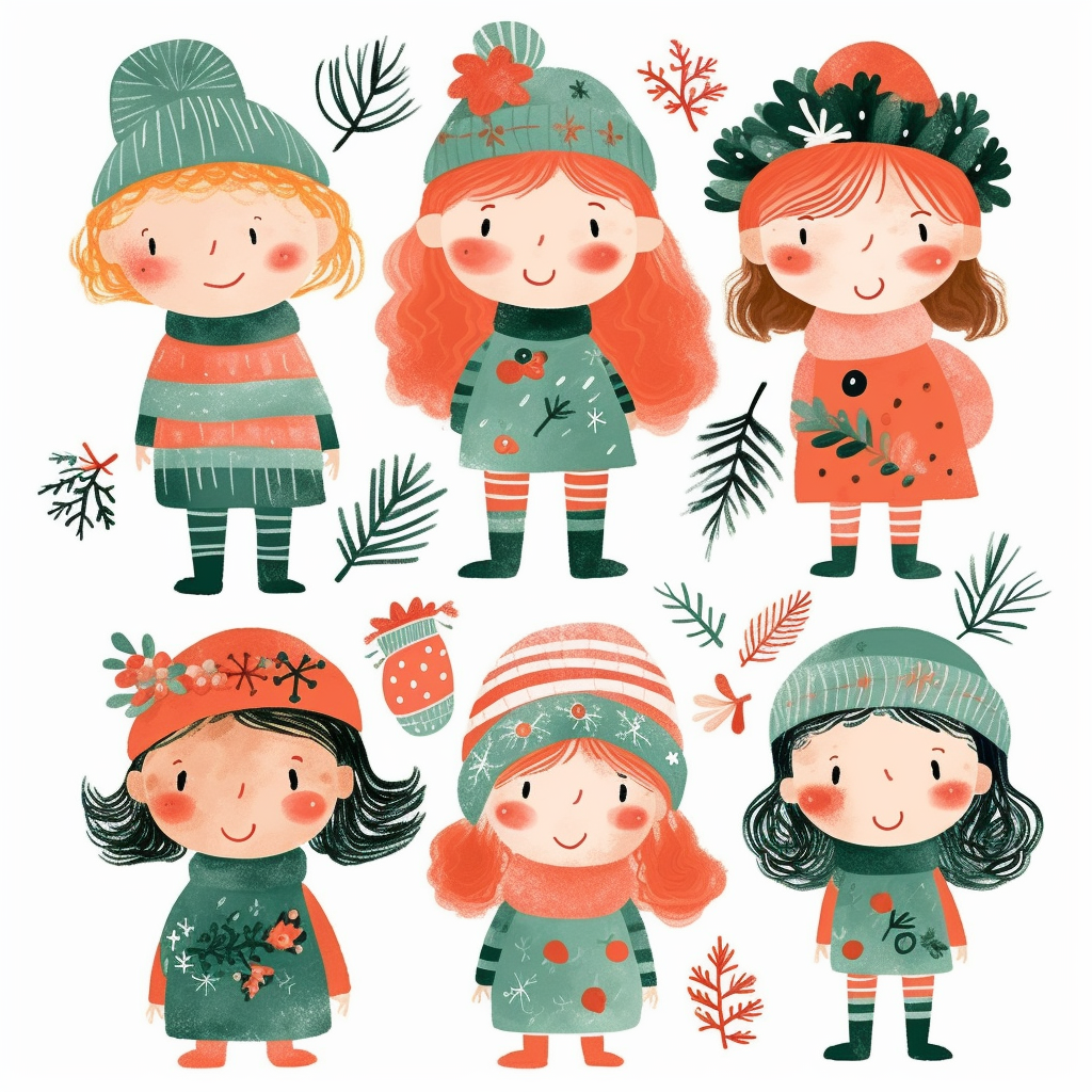 christmas play cliparts
