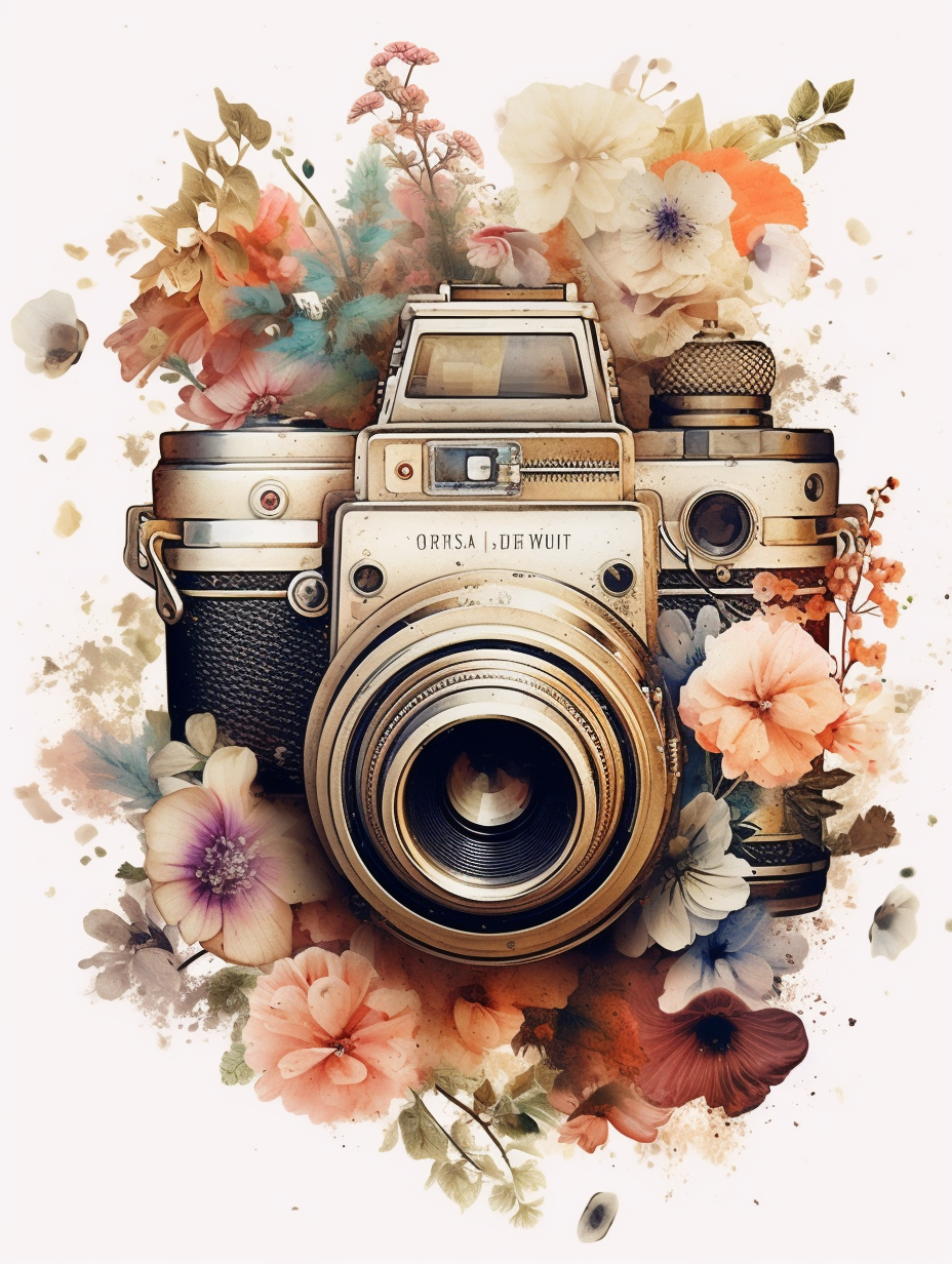old camera clipart