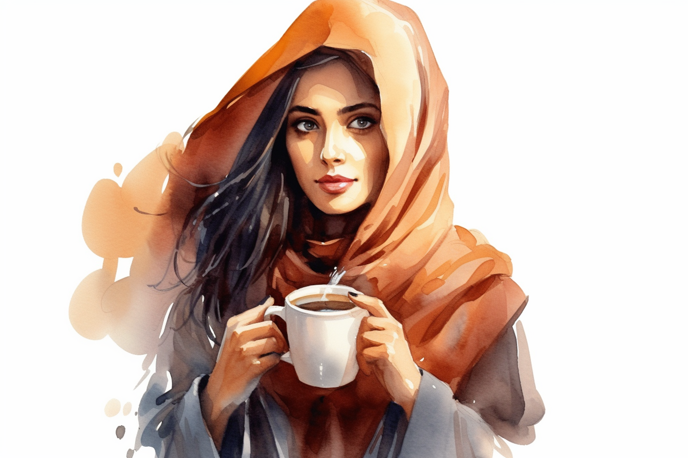 drinking coffee cliparts