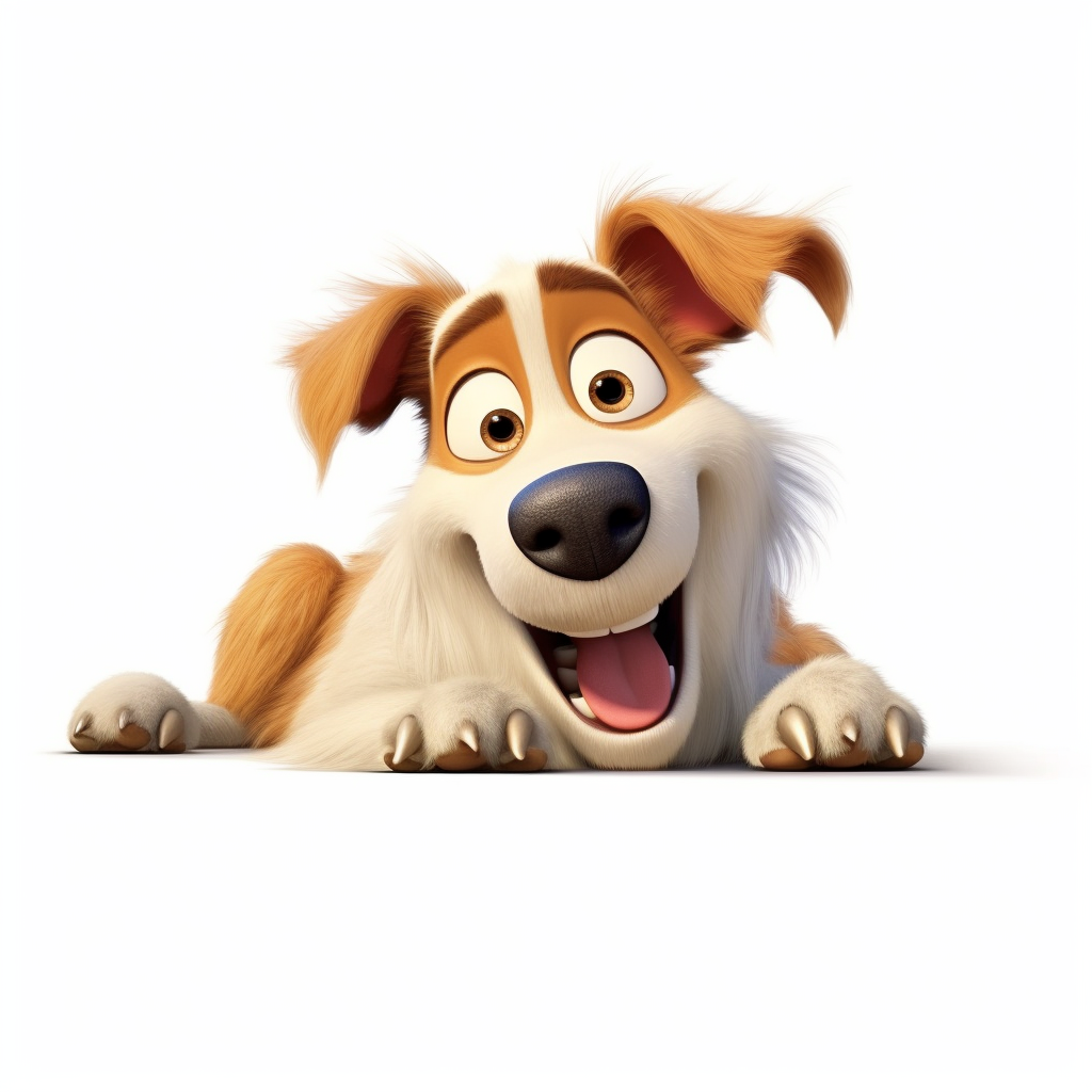 funny dog clipart