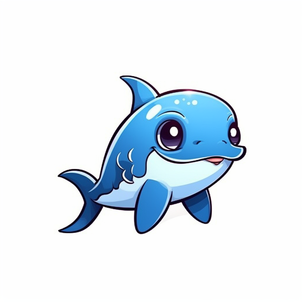 cartoon shark clipart