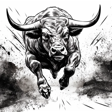 bull comic book stock illustrations, clip art, & cartoons, in the style of graphic black outlines, aaron siskind, martiros saryan, david yarrow, ivory, precisionist