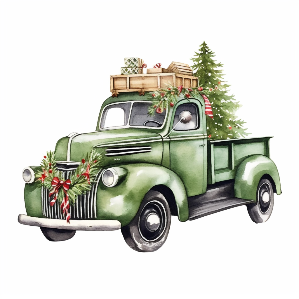 christmas green cliparts