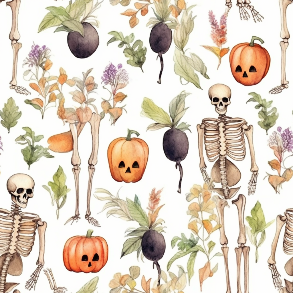 halloween skeleton clipart