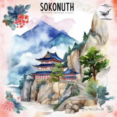 South Korea, Sublimation Clipart watercolor