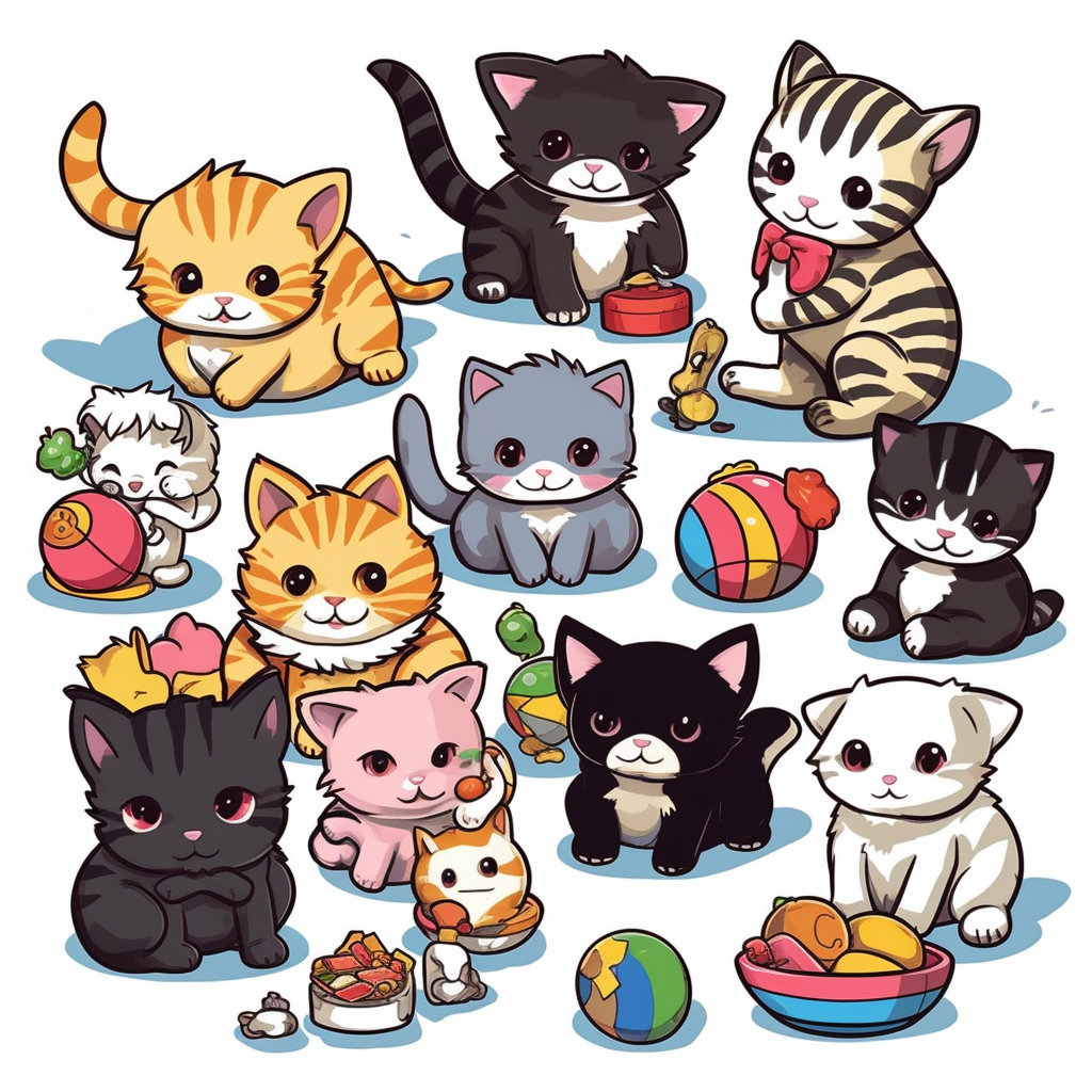 cliparts cat toy