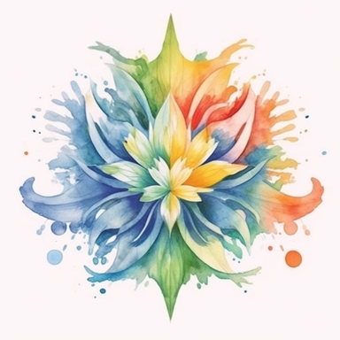 watercolour clipart holistic healing