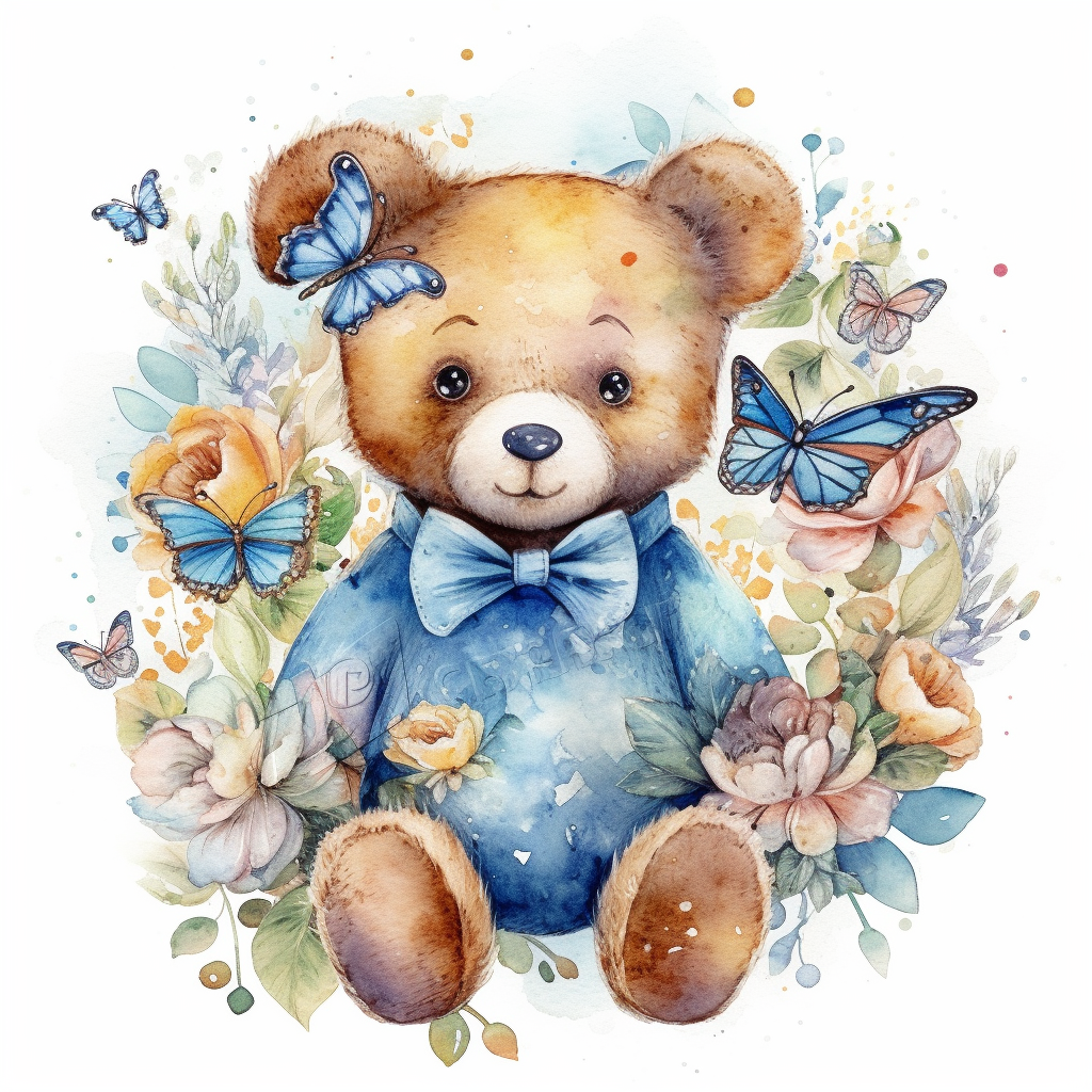 bear bowtie cliparts