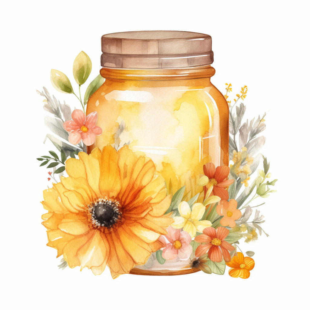 honey jar cliparts