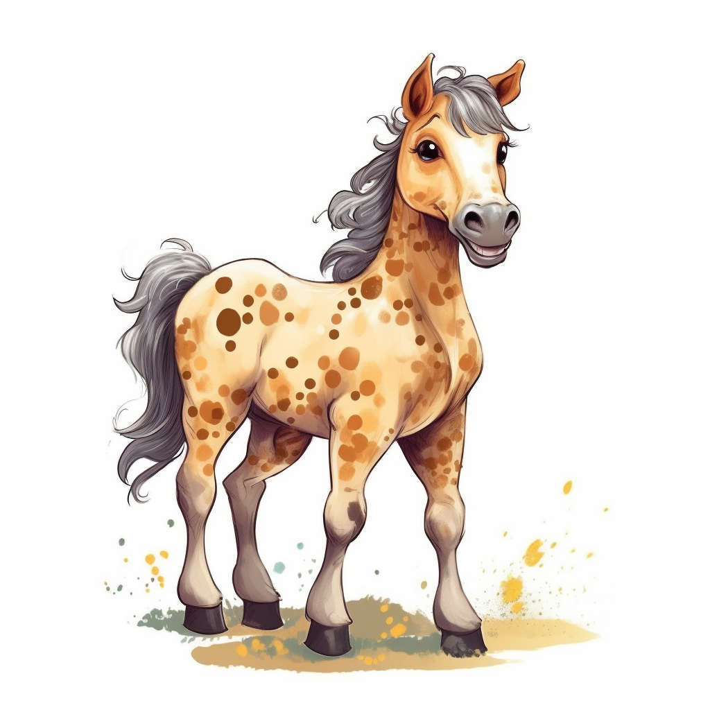 cartoon horse cliparts