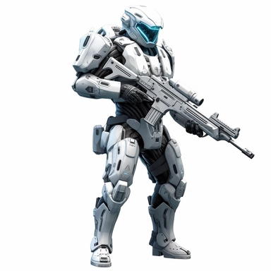 advanced of the future like 2090 combact assault artillary vehiclelarge bore mounted firearms ,clipart , white baground ,mordern armour