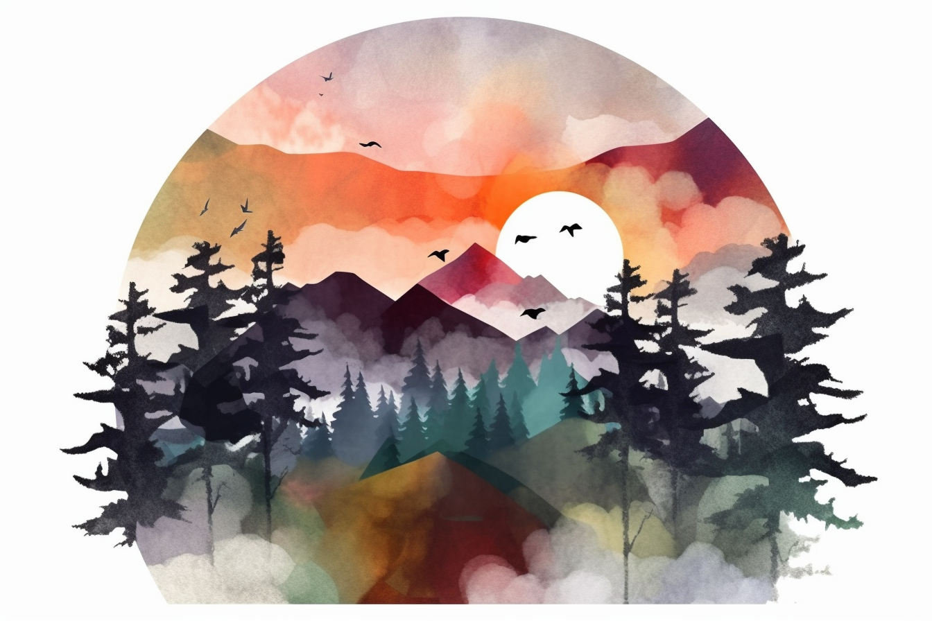 nature scene cliparts