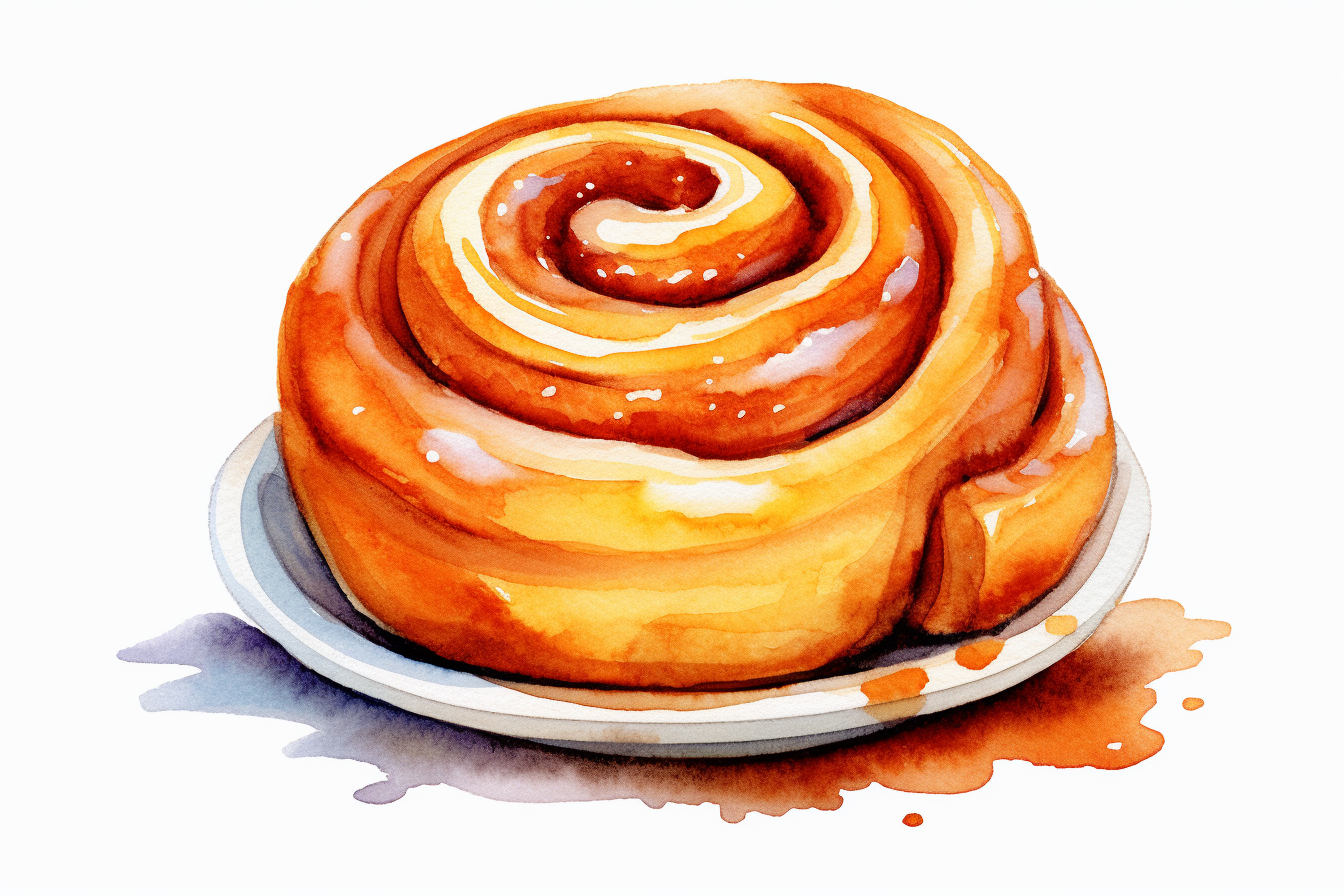 cinnamon roll clipart