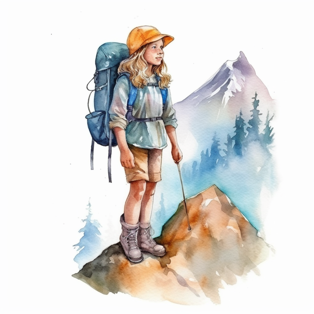 hiking cliparts