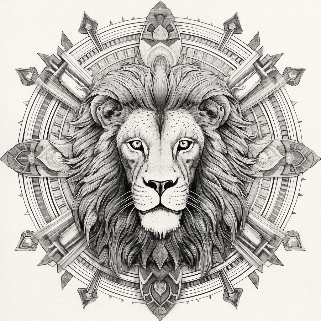 clip art lion