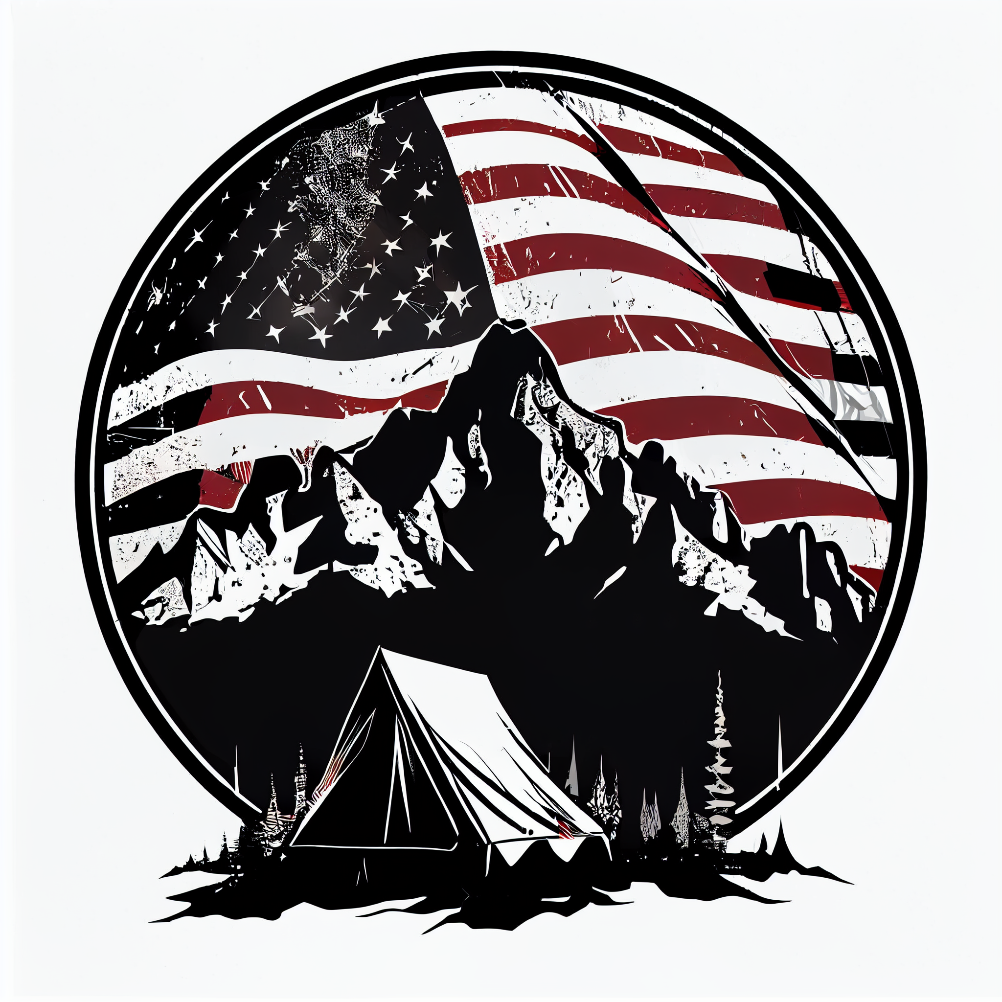 camping shirt cliparts